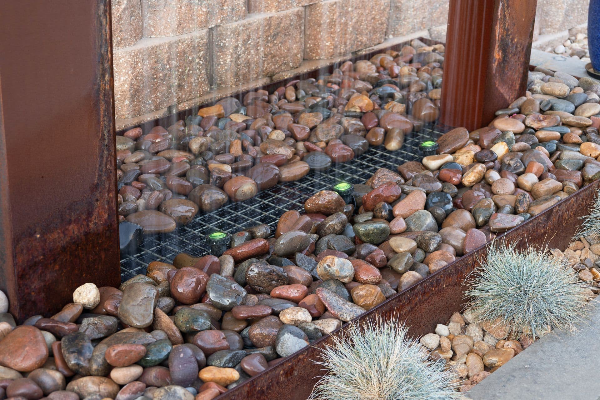 Drainage Detail & River Rock