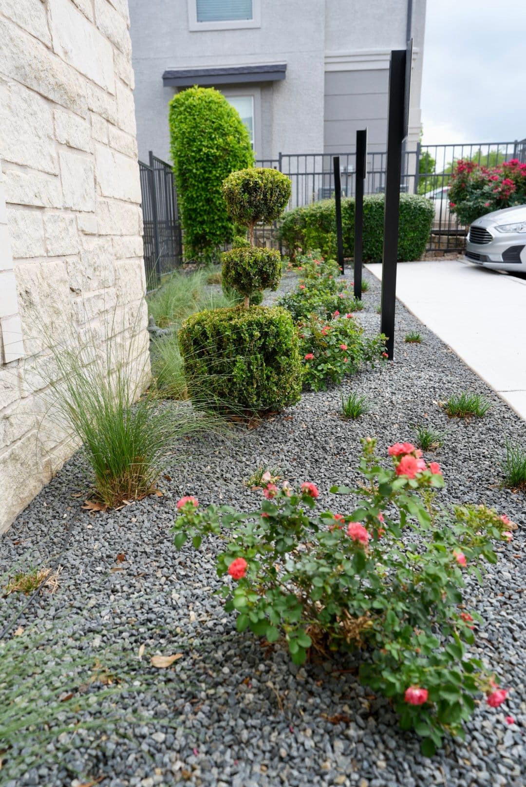 Glenhaven walkway garden
