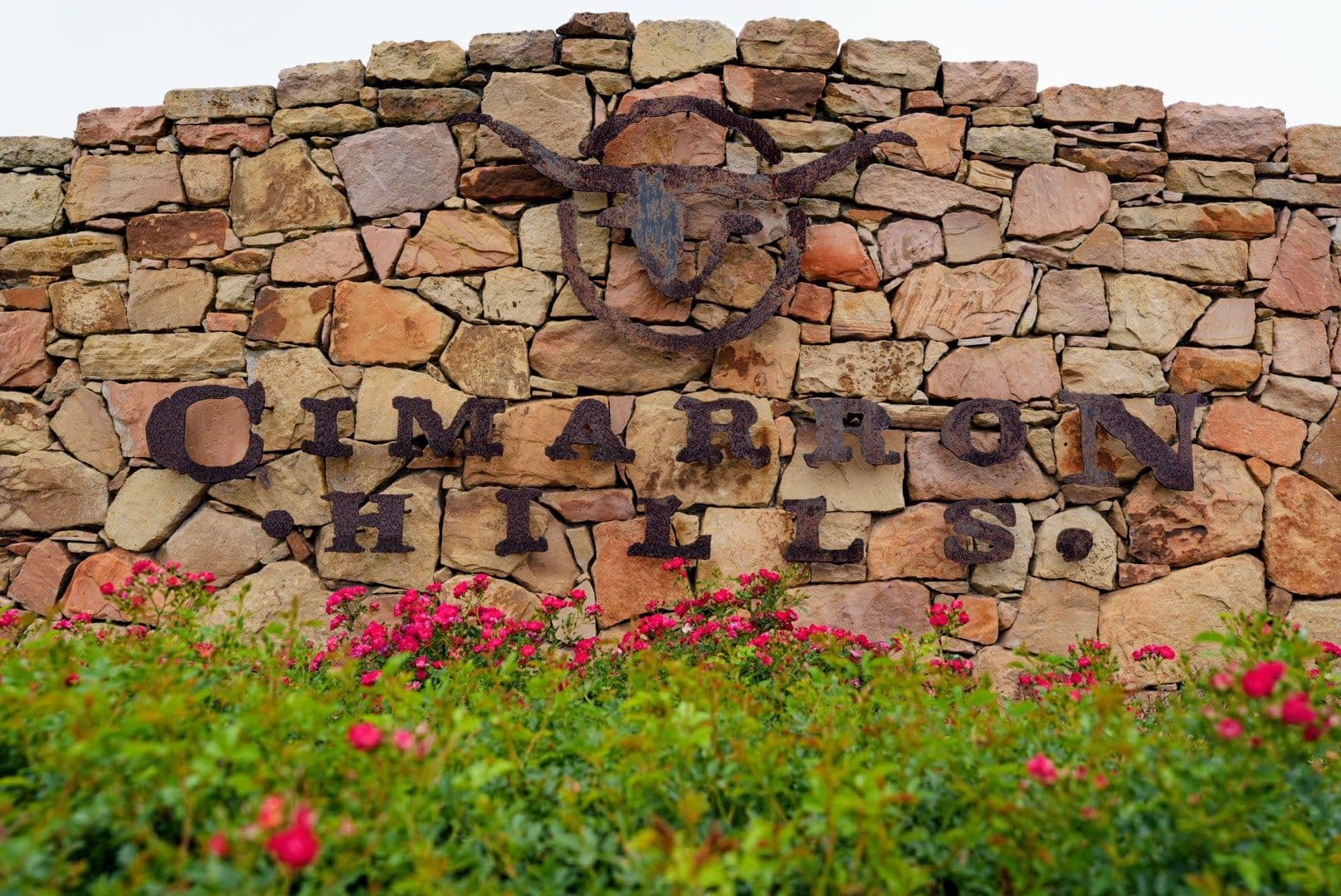 Cimarron Hills Stone Entrance